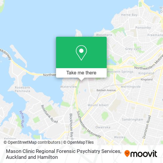 Mason Clinic Regional Forensic Psychiatry Services map