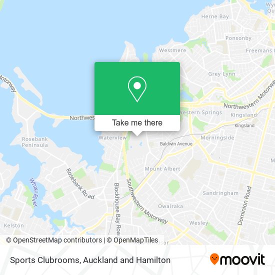 Sports Clubrooms map
