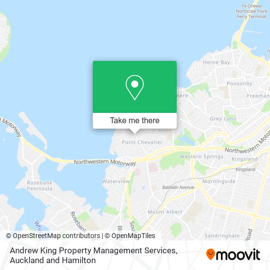Andrew King Property Management Services map