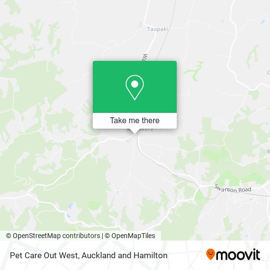Pet Care Out West map