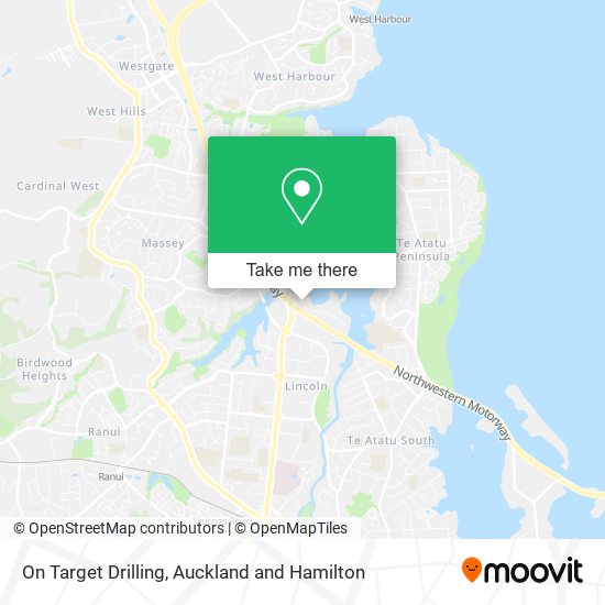 On Target Drilling map