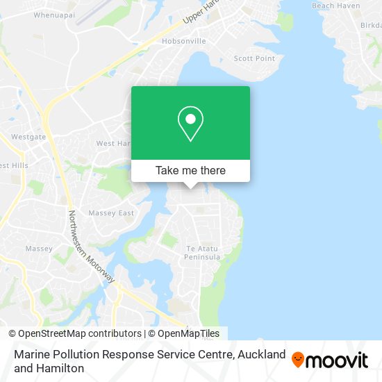 Marine Pollution Response Service Centre map