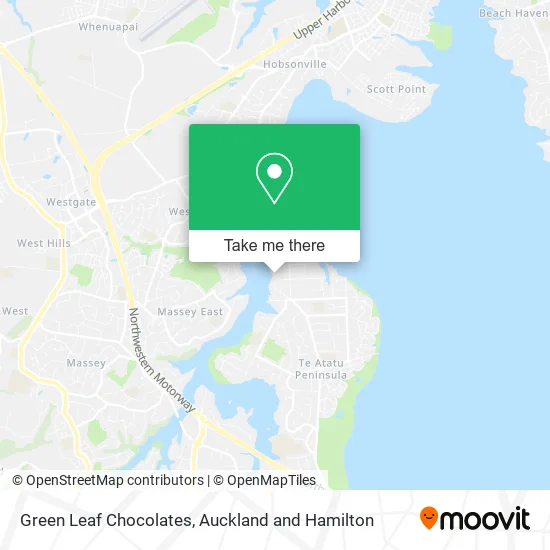 Green Leaf Chocolates map