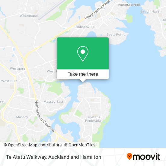 Te Atatu Walkway map