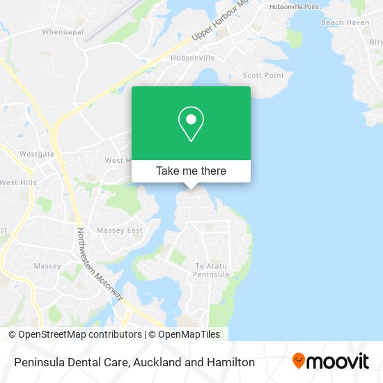 Peninsula Dental Care map