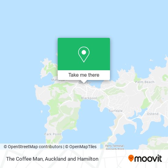 The Coffee Man map