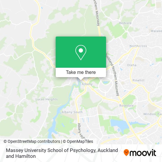 Massey University School of Psychology map