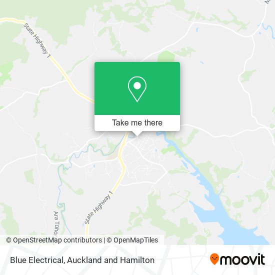 Blue Electrical map