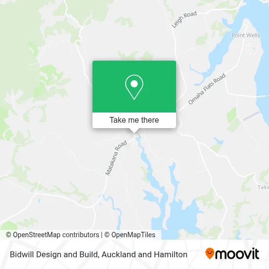 Bidwill Design and Build map