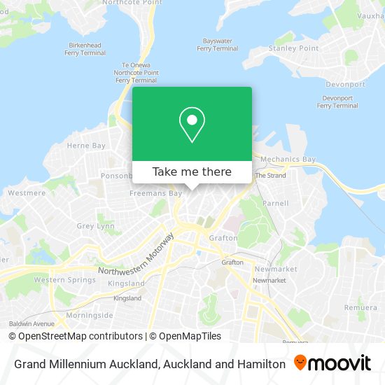 Grand Millennium Auckland地图