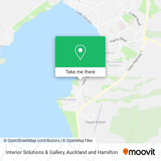 Interior Solutions & Gallery map