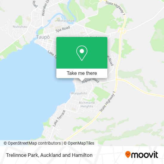 Trelinnoe Park map