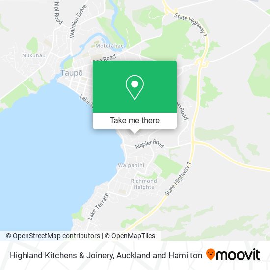 Highland Kitchens & Joinery map