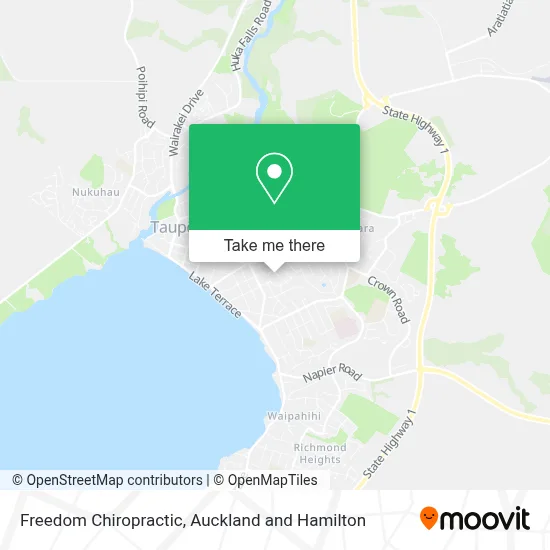 Freedom Chiropractic map
