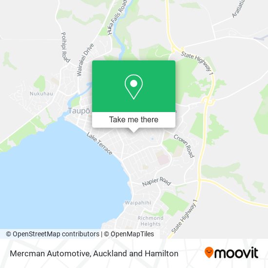 Mercman Automotive map