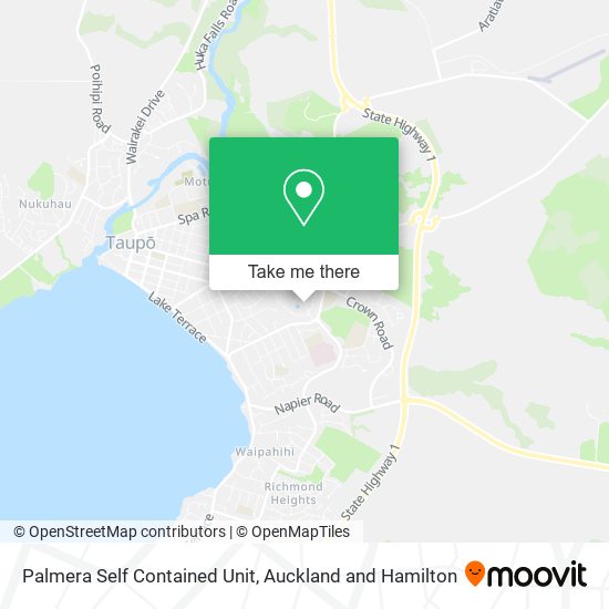 Palmera Self Contained Unit map