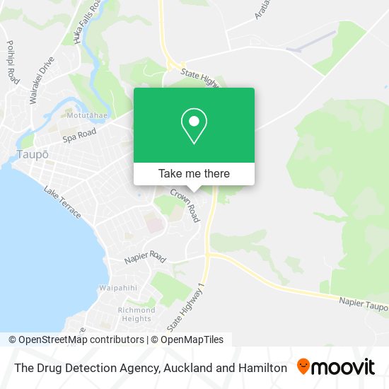 The Drug Detection Agency map