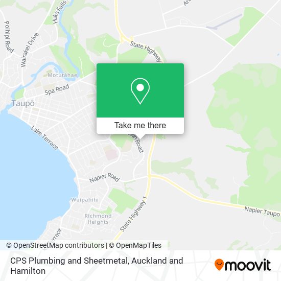 CPS Plumbing and Sheetmetal map