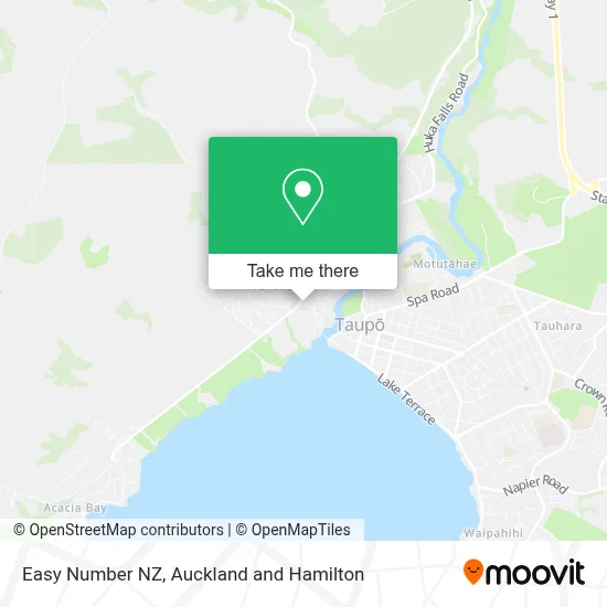 Easy Number NZ map