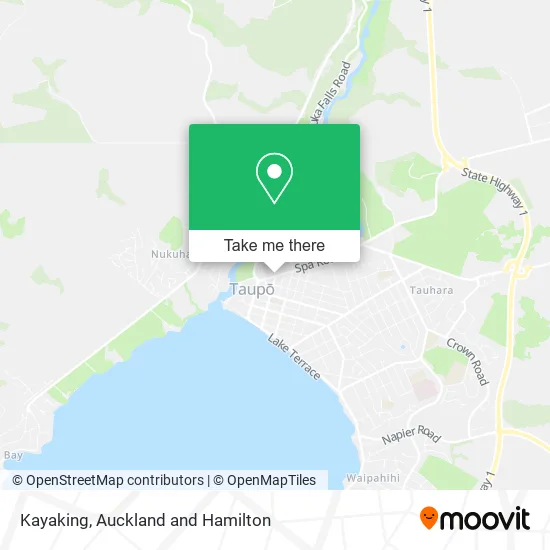 Kayaking map