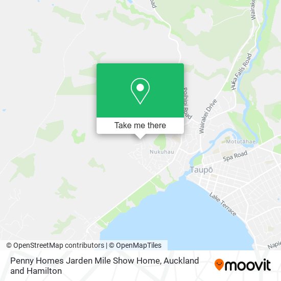 Penny Homes Jarden Mile Show Home map