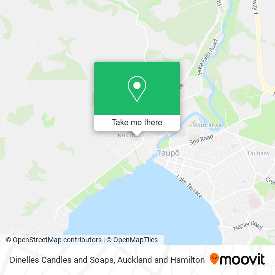Dinelles Candles and Soaps map