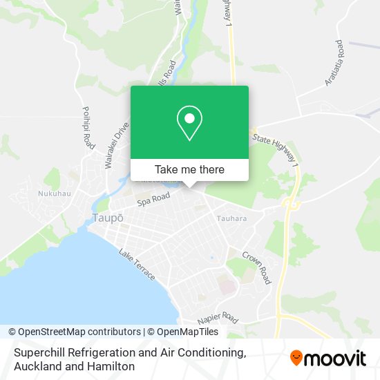 Superchill Refrigeration and Air Conditioning map