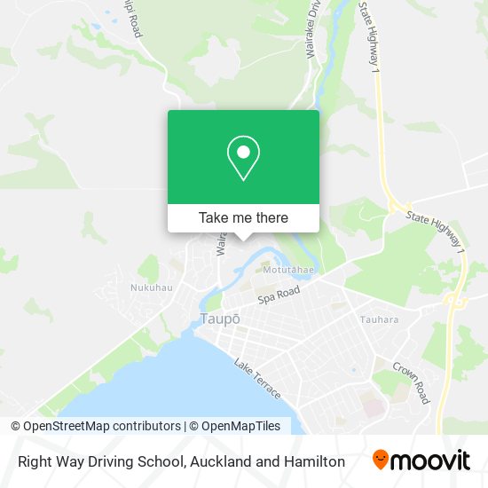 Right Way Driving School map