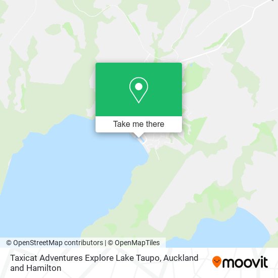Taxicat Adventures Explore Lake Taupo map