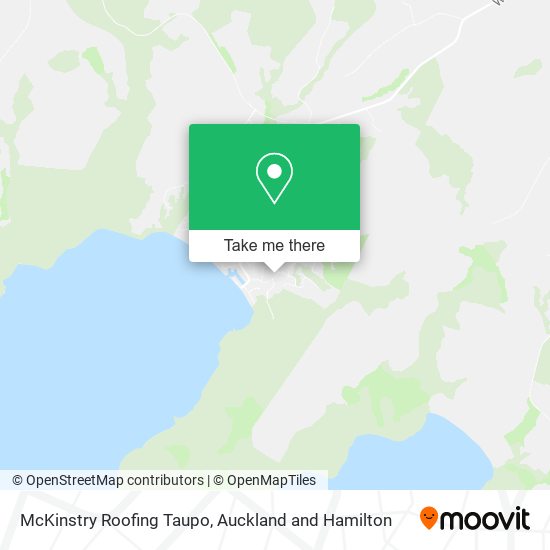 McKinstry Roofing Taupo map