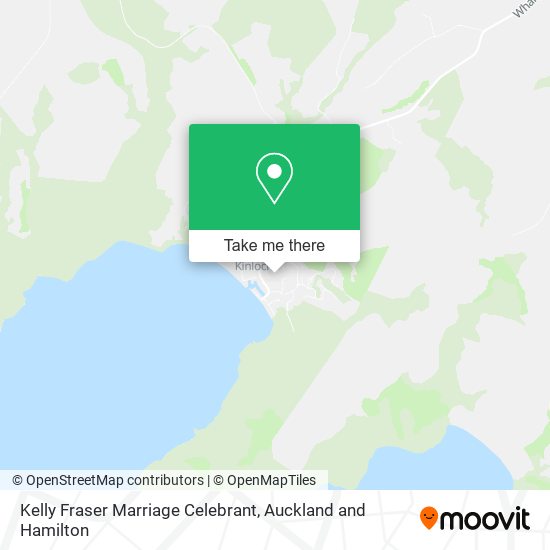 Kelly Fraser Marriage Celebrant map