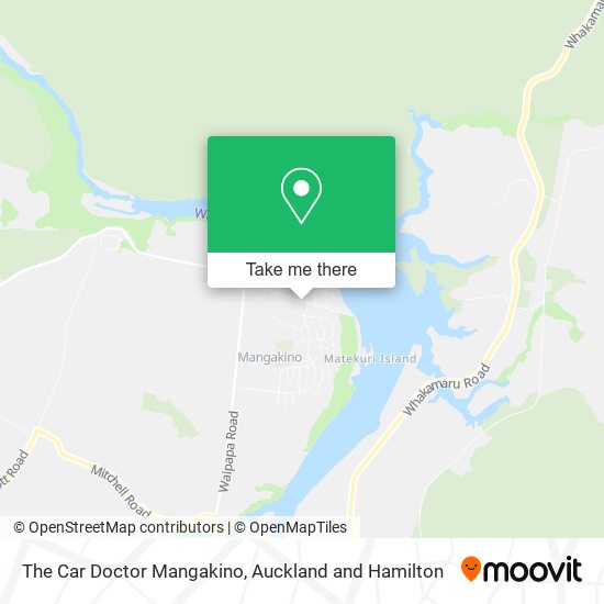 The Car Doctor Mangakino map