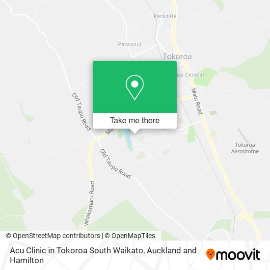 Acu Clinic in Tokoroa South Waikato map
