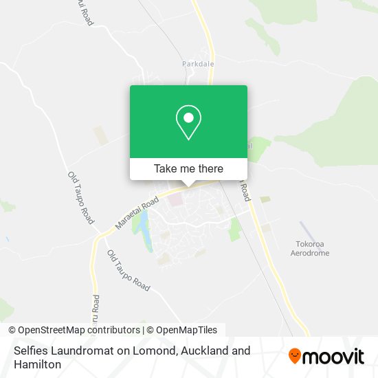 Selfies Laundromat on Lomond map