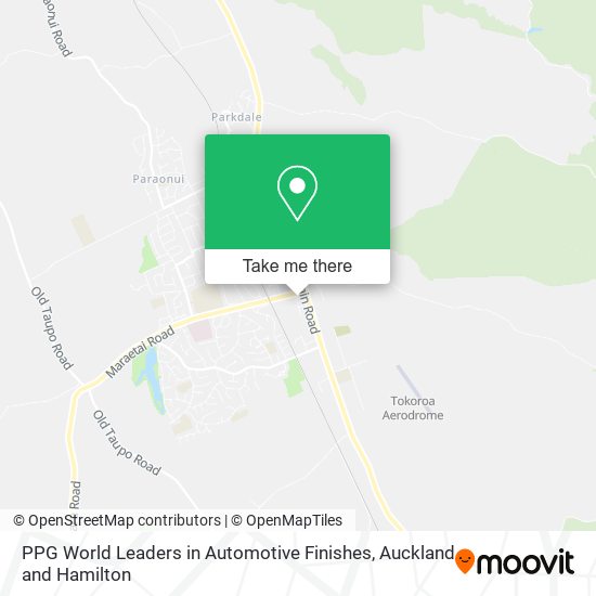 PPG World Leaders in Automotive Finishes map