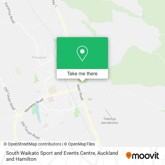 South Waikato Sport and Events Centre map