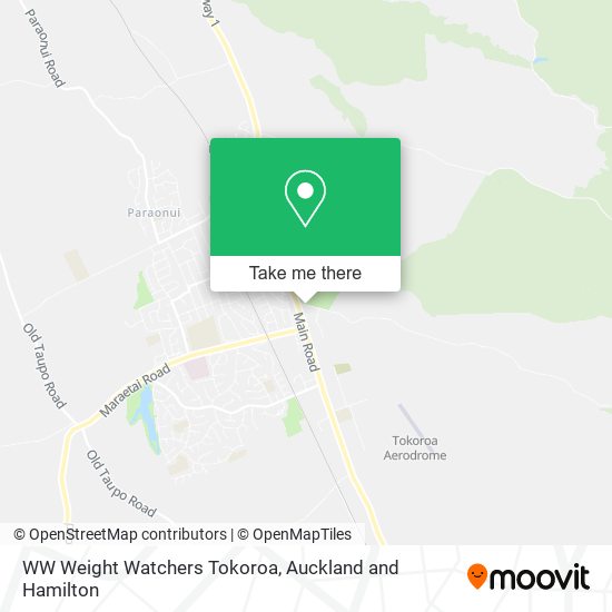 WW Weight Watchers Tokoroa map