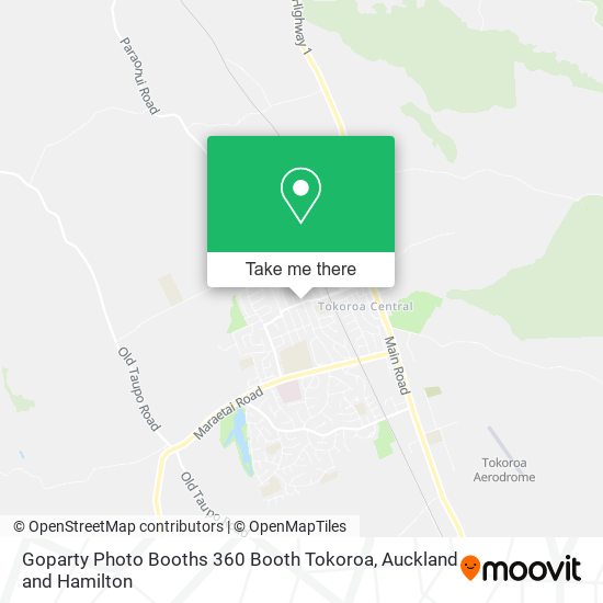 Goparty Photo Booths 360 Booth Tokoroa map