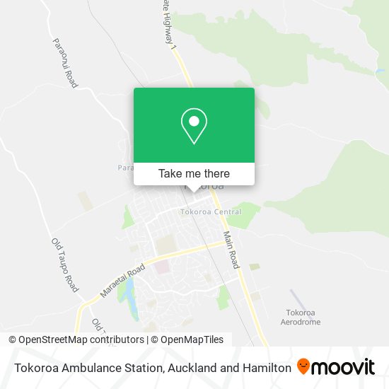 Tokoroa Ambulance Station map