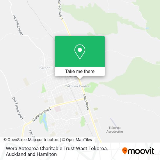 Wera Aotearoa Charitable Trust Wact Tokoroa map