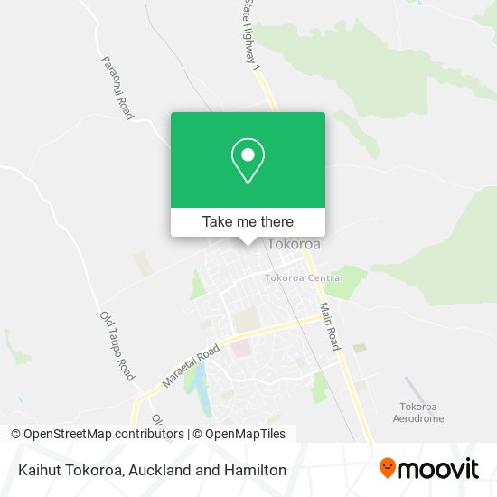 Kaihut Tokoroa map