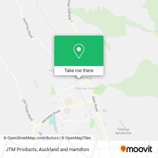 JTM Products map