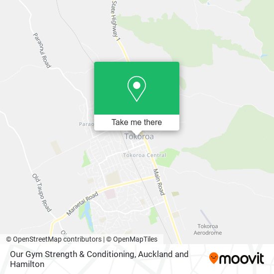 Our Gym Strength & Conditioning map