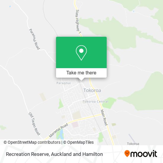Recreation Reserve map