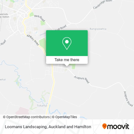 Loomans Landscaping map