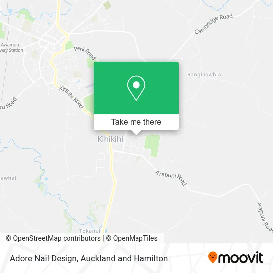 Adore Nail Design map