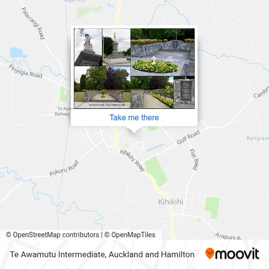 Te Awamutu Intermediate map