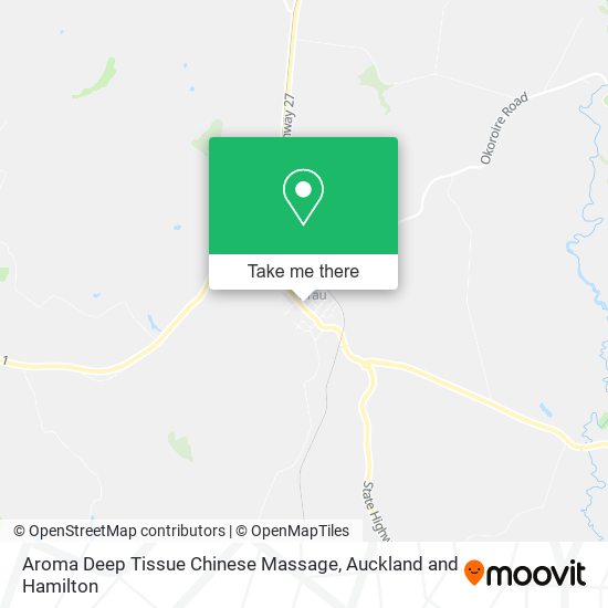 Aroma Deep Tissue Chinese Massage map