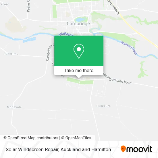 Solar Windscreen Repair map