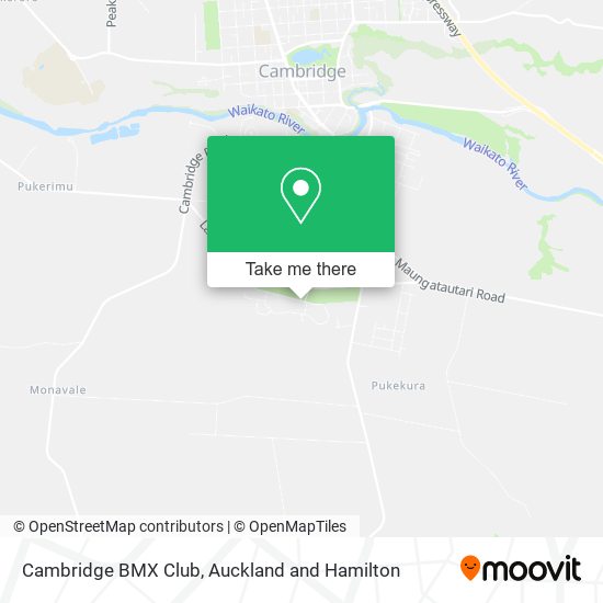 Cambridge BMX Club map
